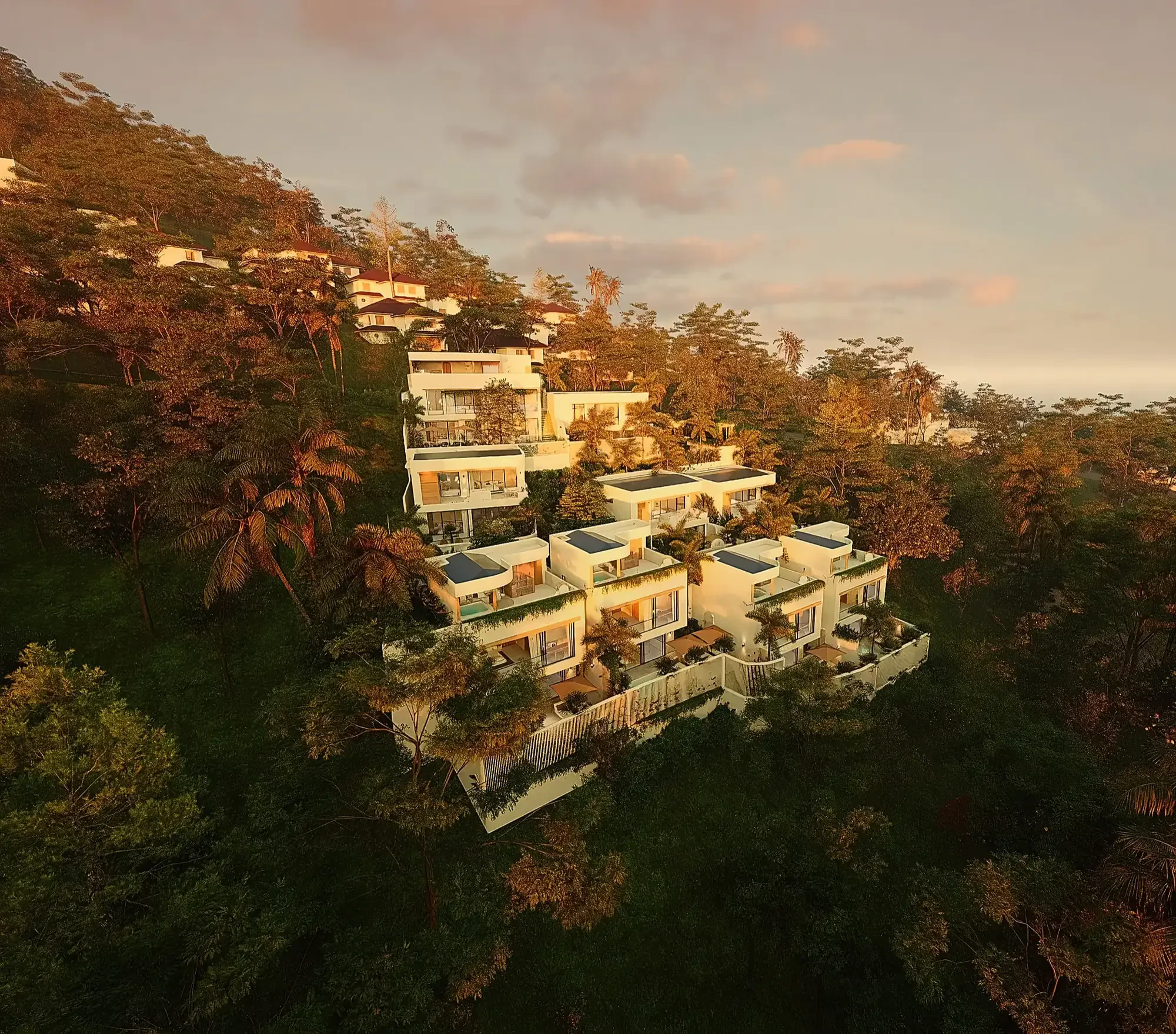 Architectural visualisation of the LIMEANA villas in Amed